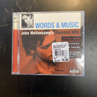 John Mellencamp - Words & Music (Greatest Hits) 2CD (VG+-M-/VG+) -roots rock-